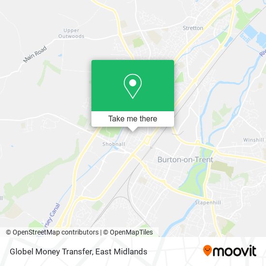 Globel Money Transfer map