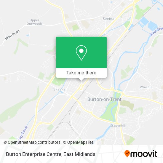 Burton Enterprise Centre map