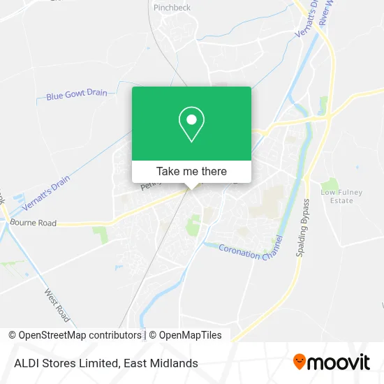 ALDI Stores Limited map