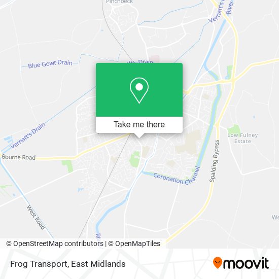 Frog Transport map