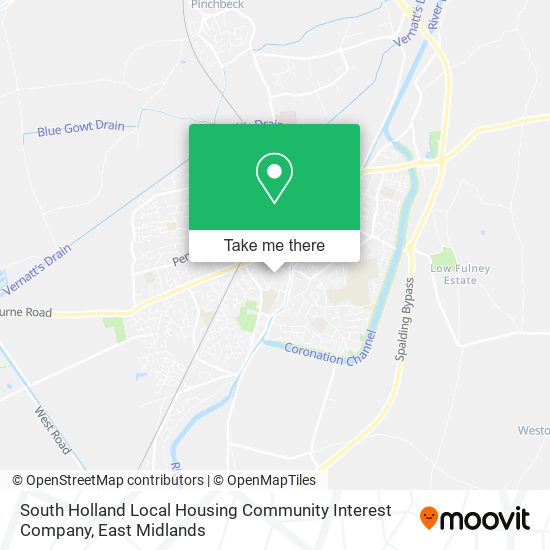 South Holland Local Housing Community Interest Company map