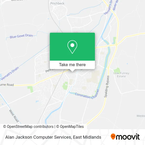 Alan Jackson Computer Services map