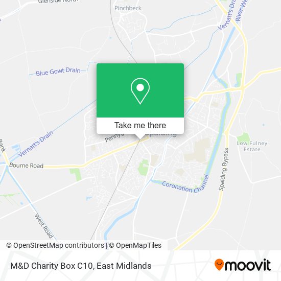 M&D Charity Box C10 map
