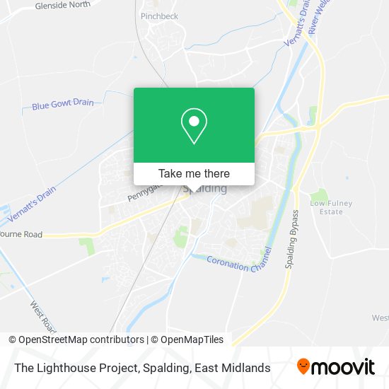 The Lighthouse Project, Spalding map