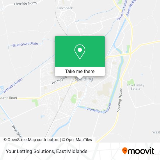 Your Letting Solutions map