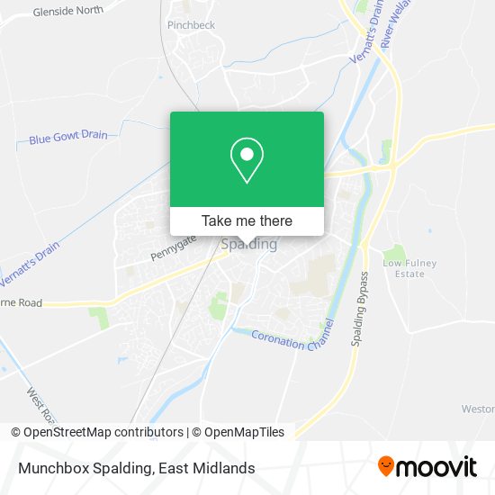 Munchbox Spalding map