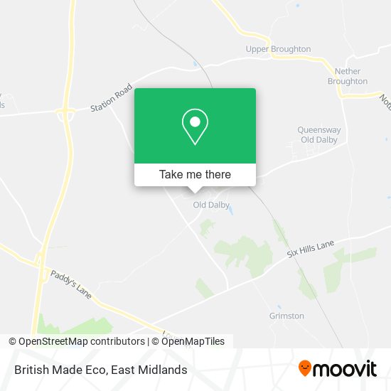 British Made Eco map