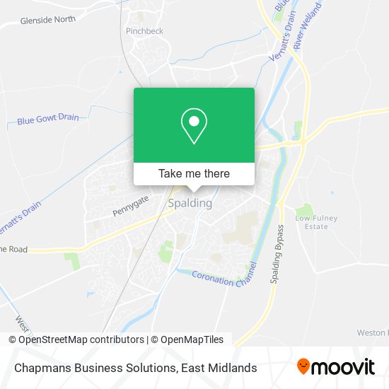 Chapmans Business Solutions map