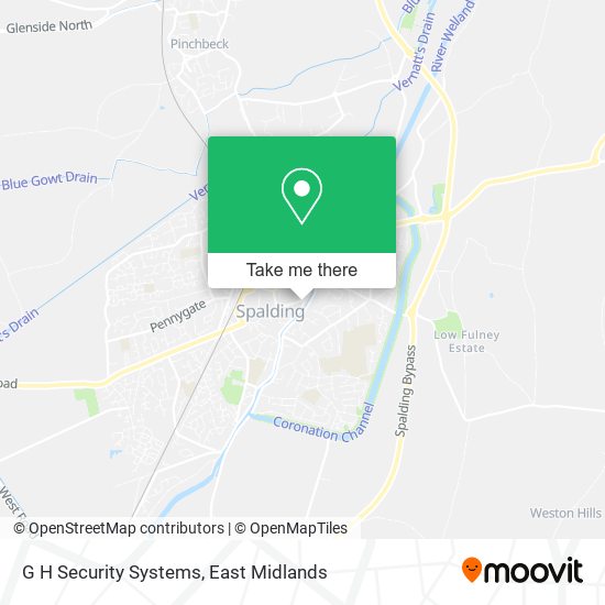 G H Security Systems map