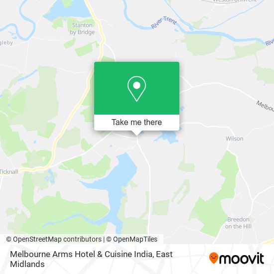 Melbourne Arms Hotel & Cuisine India map