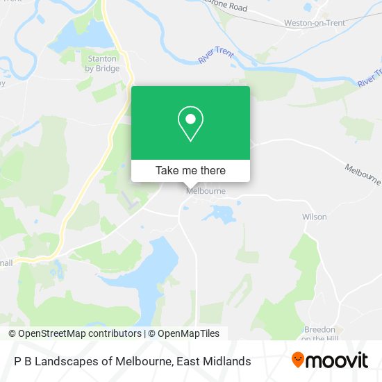 P B Landscapes of Melbourne map