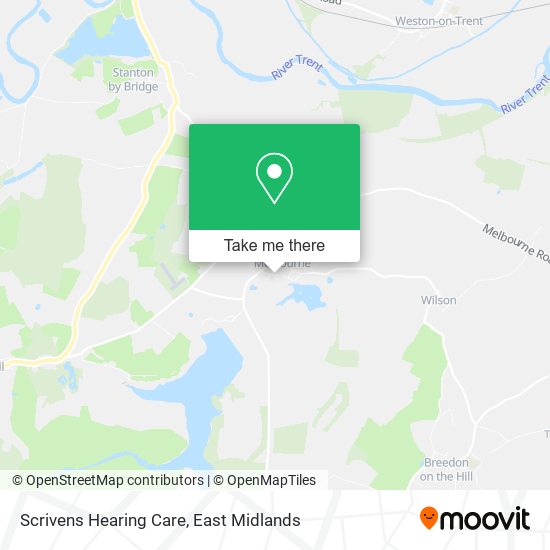 Scrivens Hearing Care map