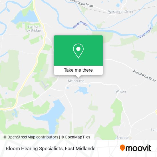 Bloom Hearing Specialists map