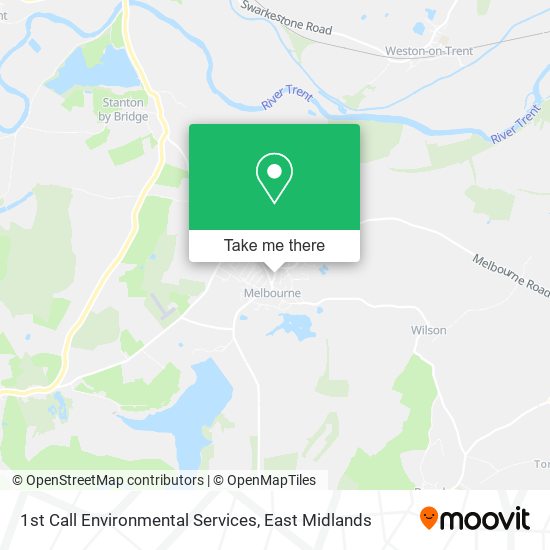 1st Call Environmental Services map