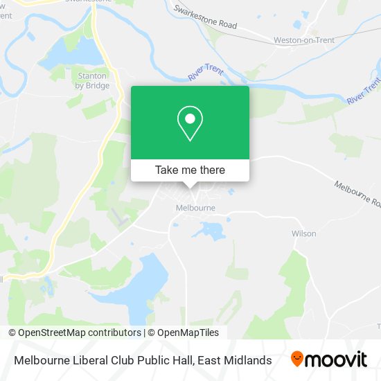 Melbourne Liberal Club Public Hall map