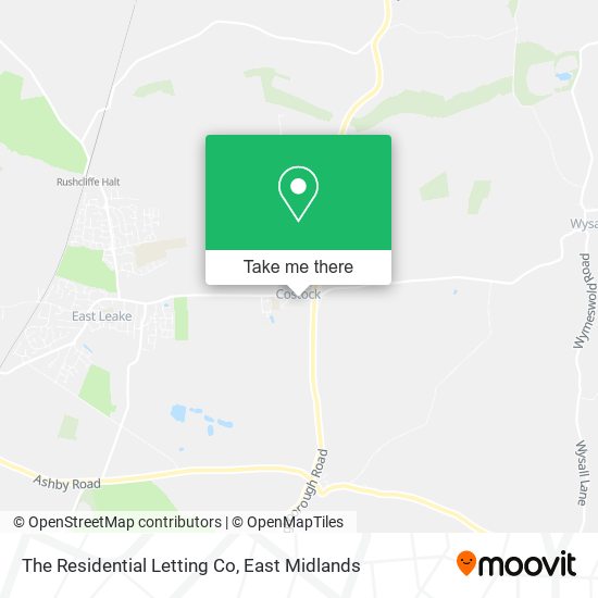 The Residential Letting Co map
