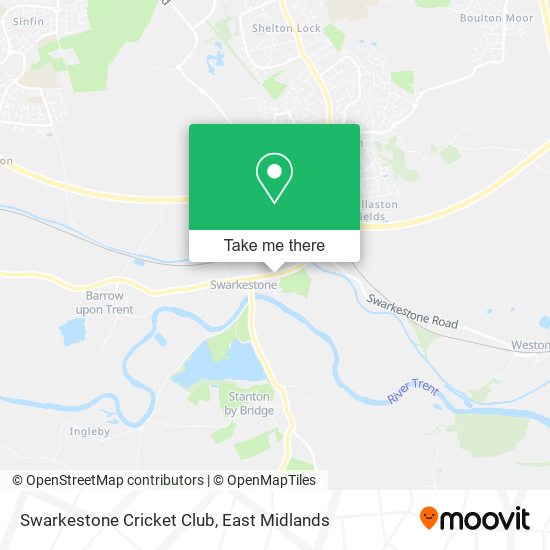 Swarkestone Cricket Club map