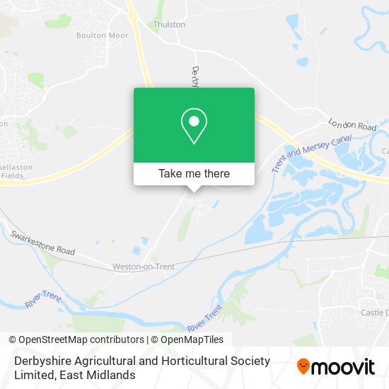 Derbyshire Agricultural and Horticultural Society Limited map