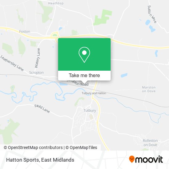 Hatton Sports map