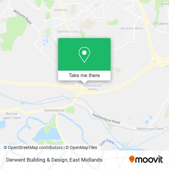 Derwent Building & Design map