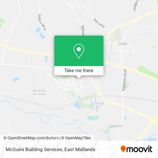 McGuire Building Services map