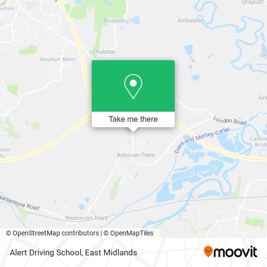 Alert Driving School map