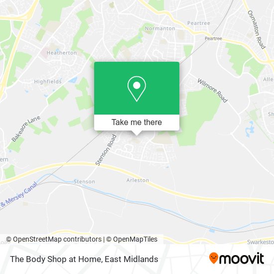 The Body Shop at Home map