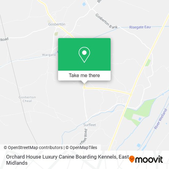 Orchard House Luxury Canine Boarding Kennels map