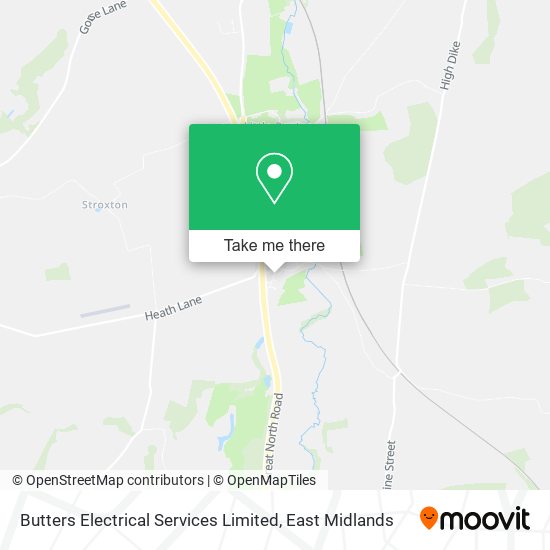 Butters Electrical Services Limited map