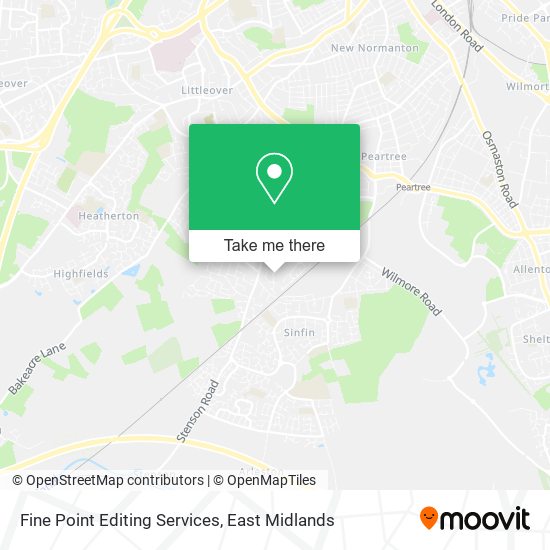 Fine Point Editing Services map