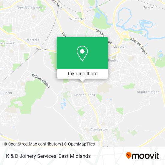 K & D Joinery Services map