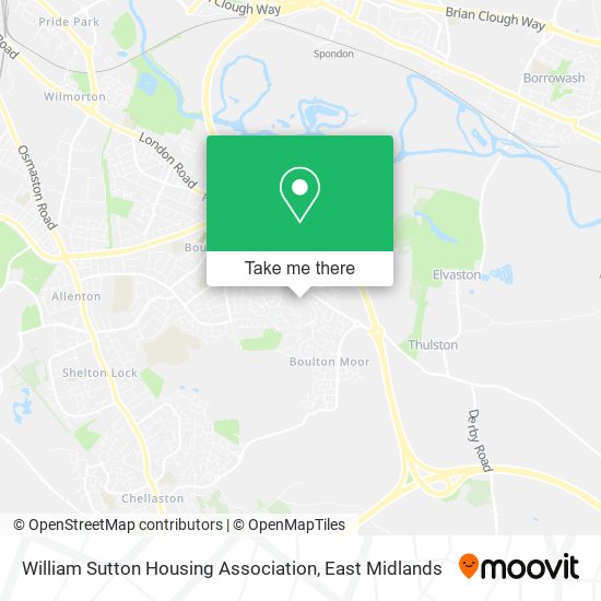 William Sutton Housing Association map