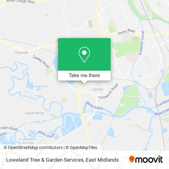 Loweland Tree & Garden Services map