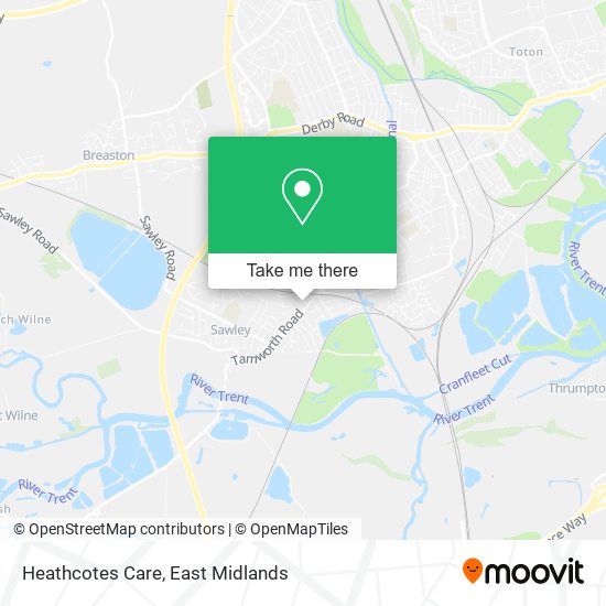 Heathcotes Care map