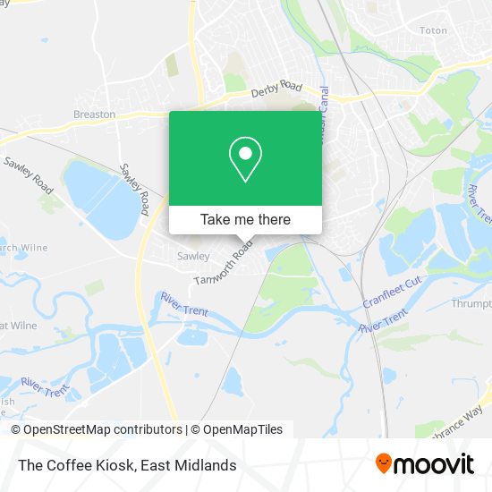 The Coffee Kiosk map
