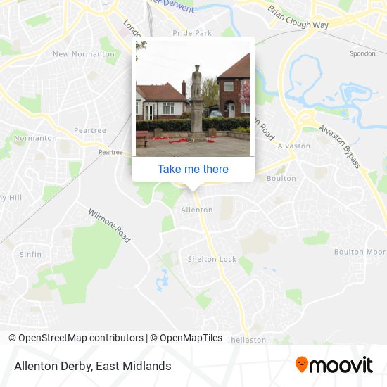 Allenton Derby map