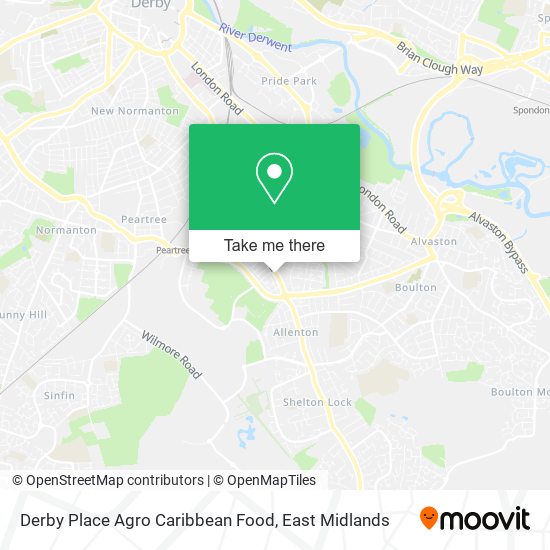 Derby Place Agro Caribbean Food map