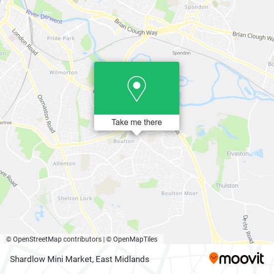 Shardlow Mini Market map