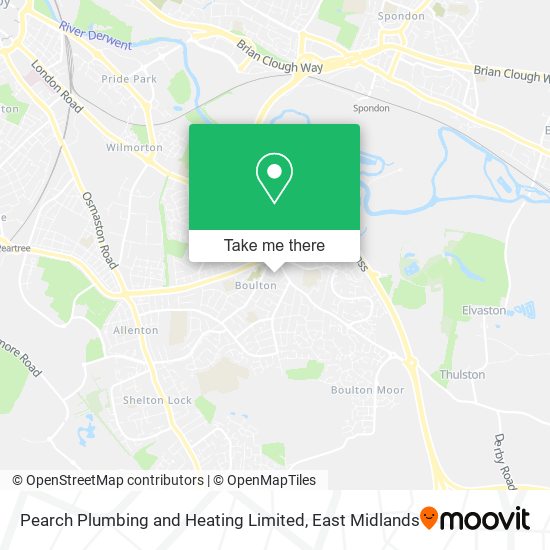 Pearch Plumbing and Heating Limited map