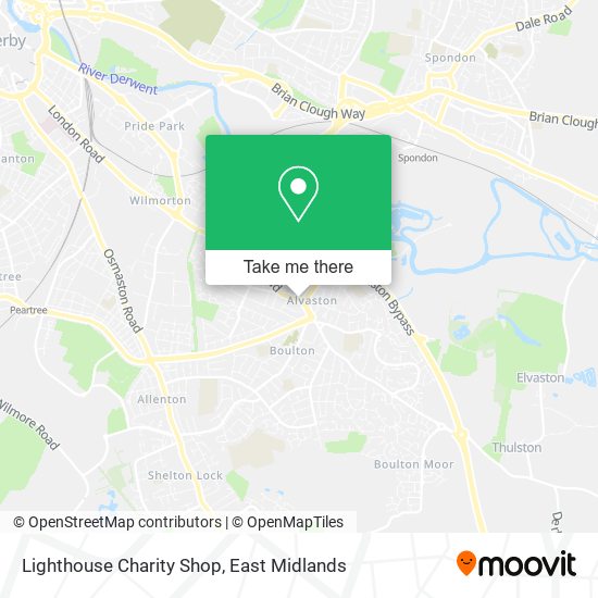 Lighthouse Charity Shop map