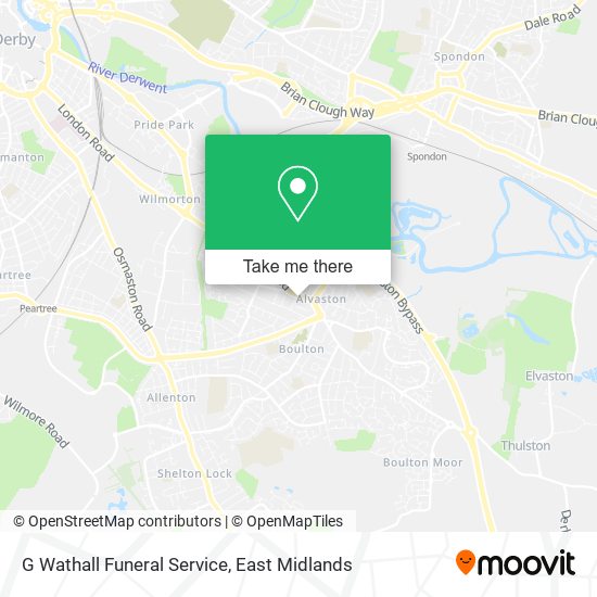 G Wathall Funeral Service map