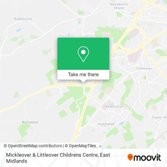 Mickleover & Littleover Childrens Centre map