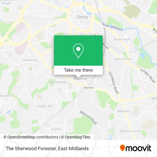The Sherwood Forester map