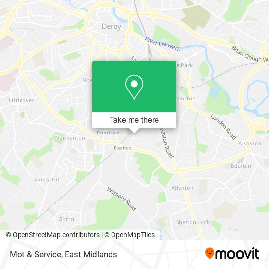 Mot & Service map