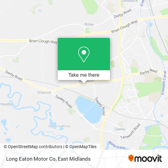 Long Eaton Motor Co map