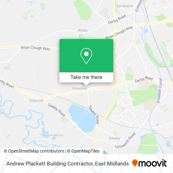 Andrew Plackett Building Contractor map