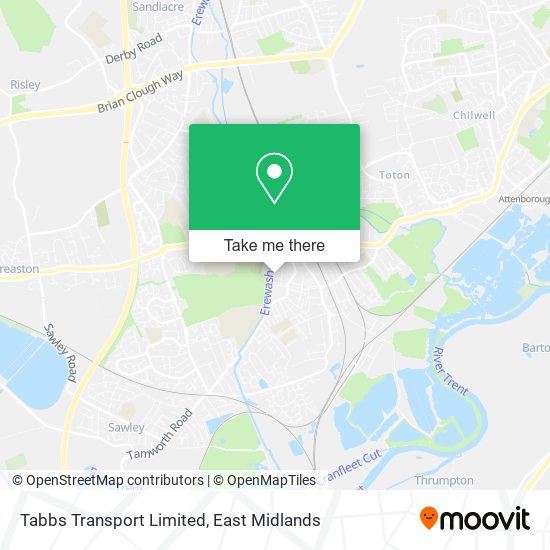 Tabbs Transport Limited map