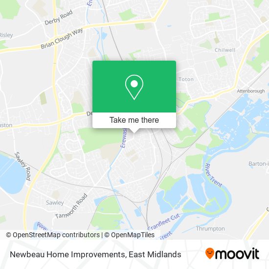 Newbeau Home Improvements map