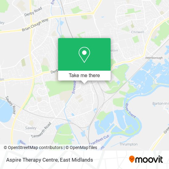 Aspire Therapy Centre map