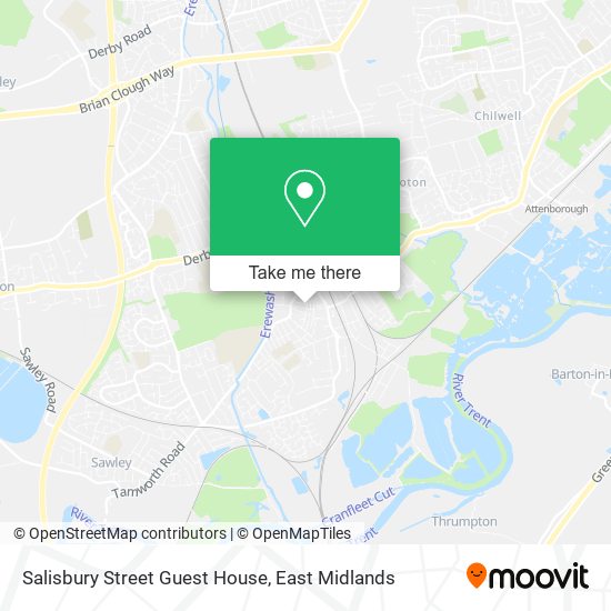 Salisbury Street Guest House map